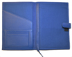 Blue Forever Leather Planner Inside
