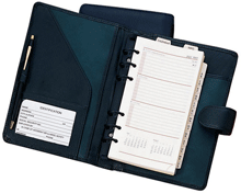 Top-Grain Leather 6-Hole Weekly Day Planner