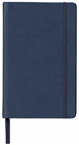 navy blue faux leather agenda