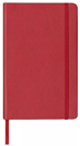 red faux leather agenda
