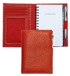 Red Small Pocket Leather Planners