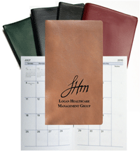 Faux Leather Monthly Planner